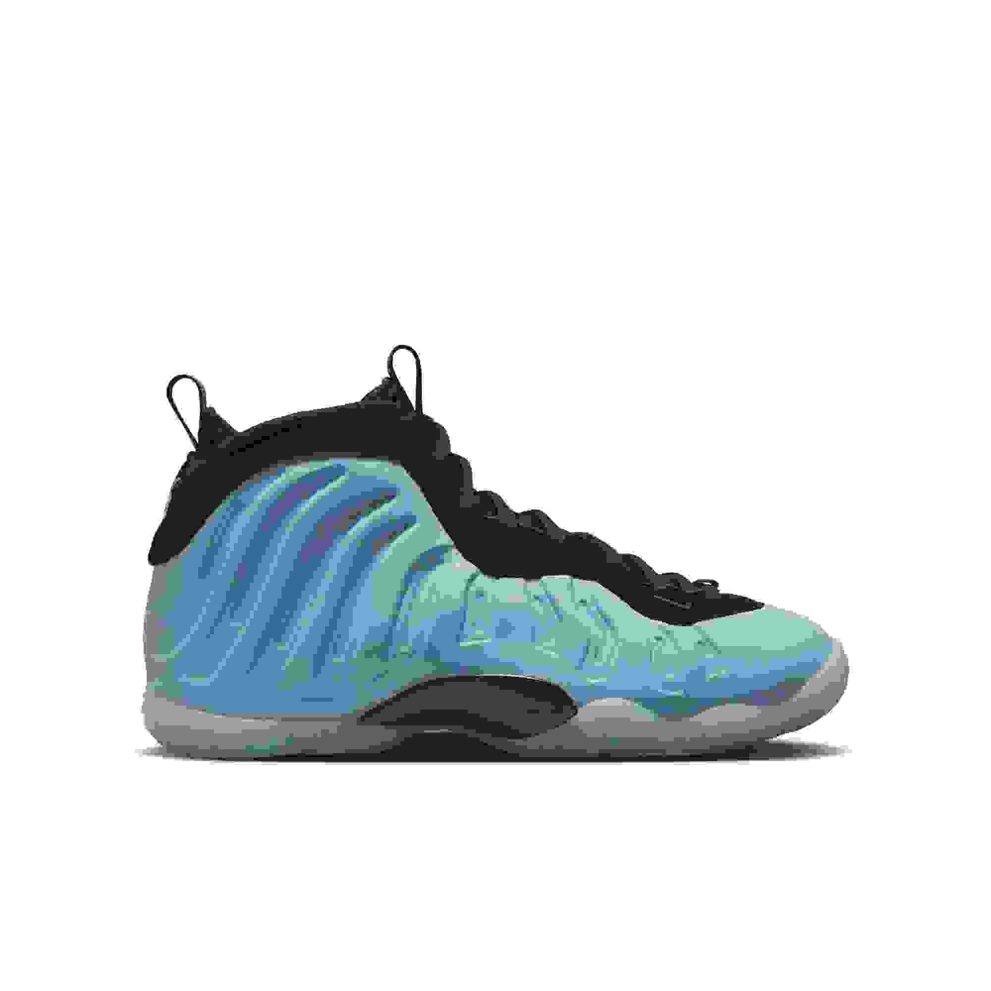 Nike Little Posite One Grade School Kids' "Psychic Blue" Shoe